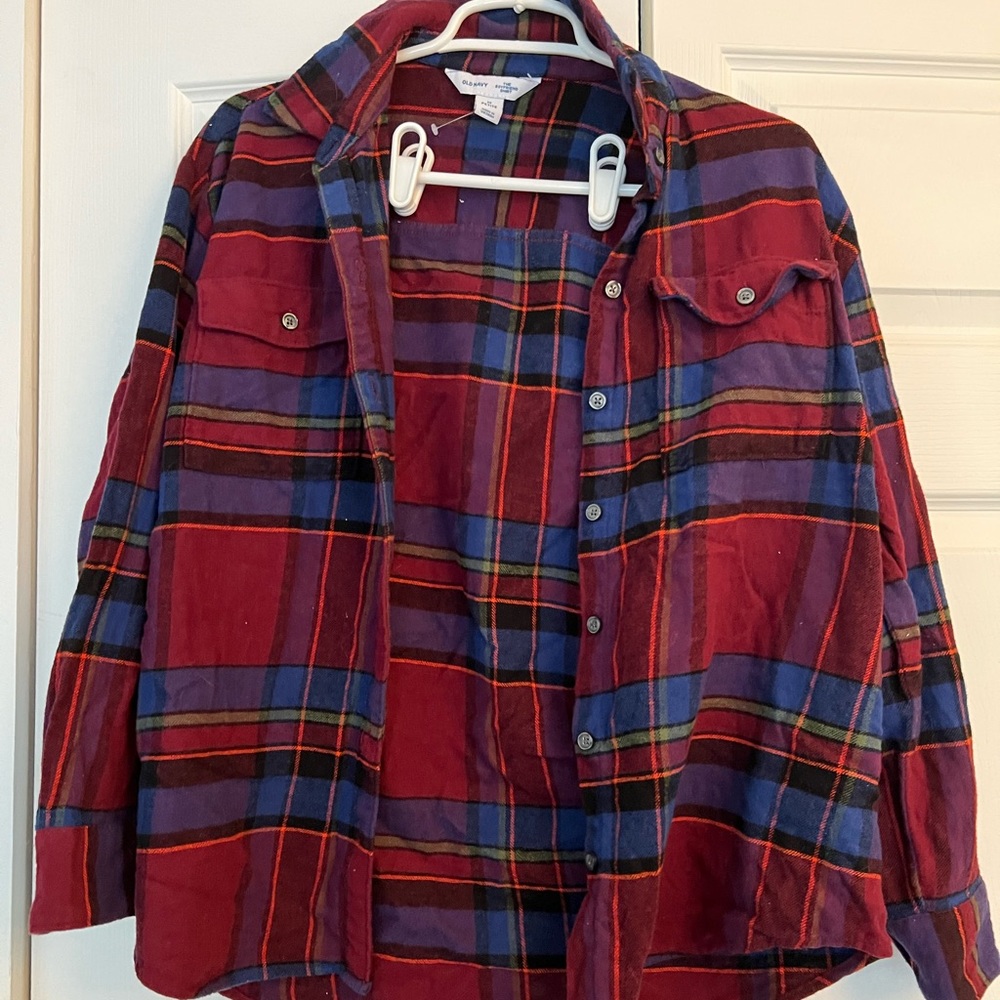 Old Navy Petite Boyfriend Flannel